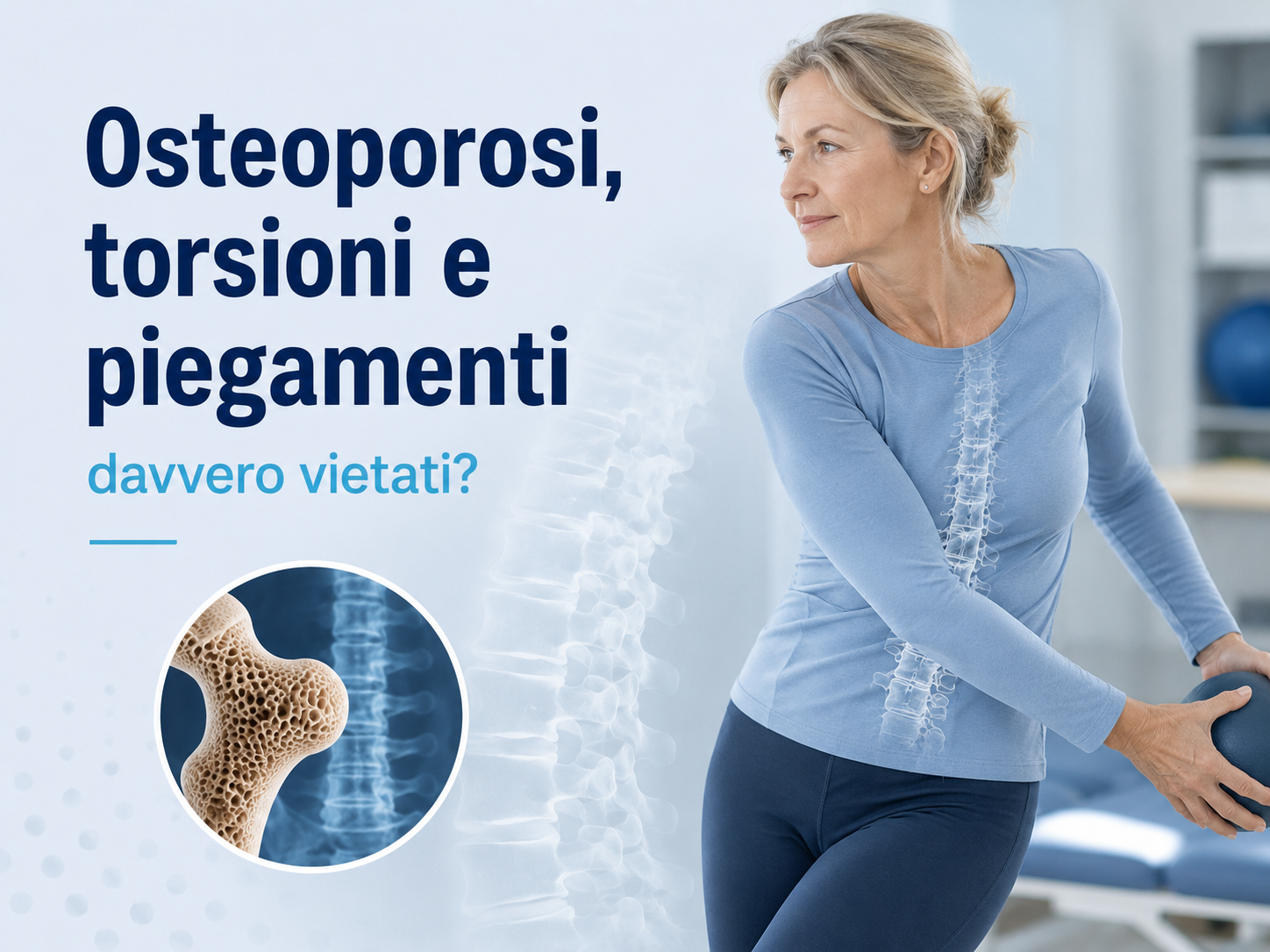 osteoporosi piegamenti e torsioni vietate